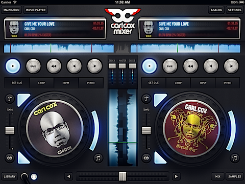 Carl Cox Interface Ipad Iphone 3