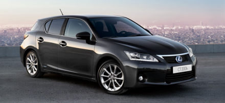 Lexus ct-200h negru