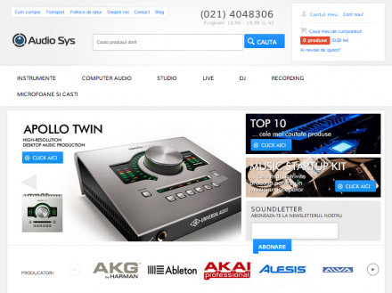 magazin echipamente audio profesionale