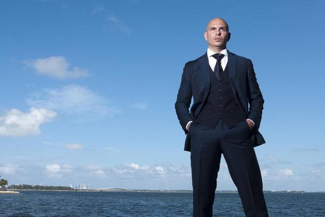 Pitbull at sea