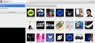 Youtify screen