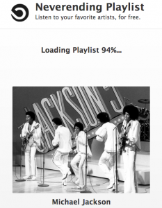 Michael Jackson never ending playlist