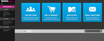 Topspin Media account artist