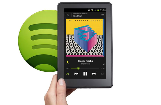 Spotify pe Kindle Fire
