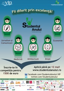 Afis Studentul Anului 2013
